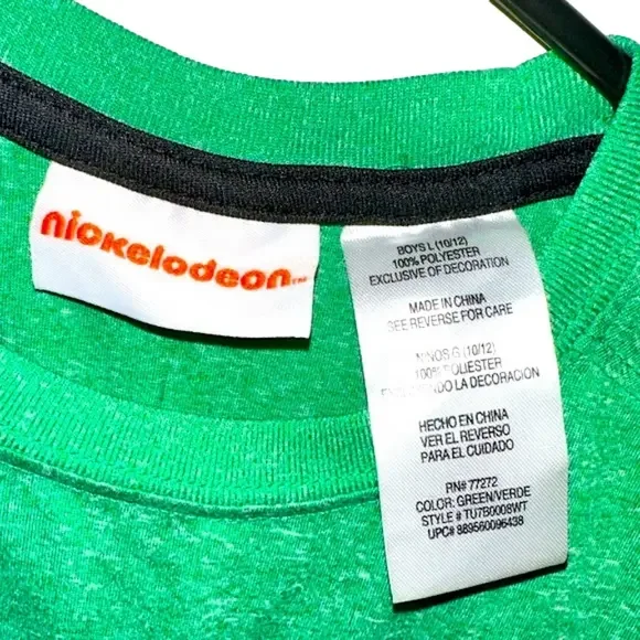 NICKELODEON Bright Green TMNT Muscle T-Shirt - Picture 4 of 5